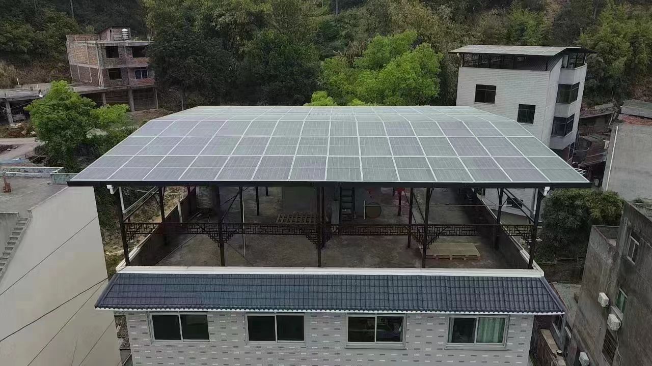 东至15kw+10kwh自建别墅家庭光伏储能系统